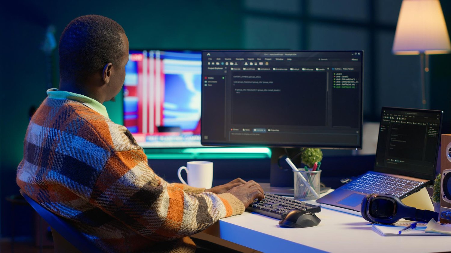 Business Website Automation Concept